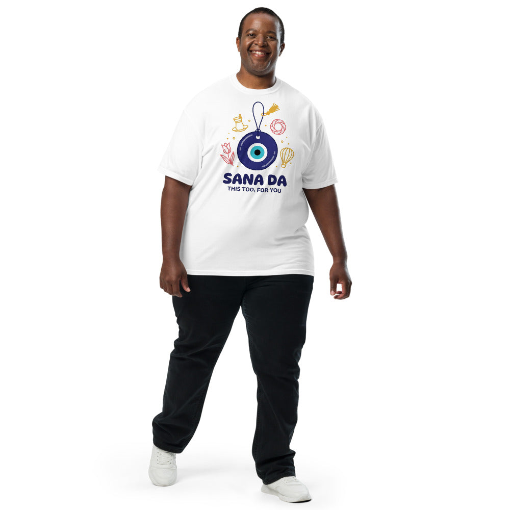 Sana Da Unisex Garment-Dyed Heavyweight T-Shirt, Roots & Talks - lifestyle photo 2