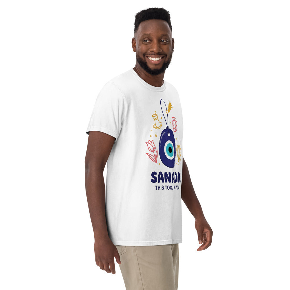 Sana Da Unisex Garment-Dyed Heavyweight T-Shirt, Roots & Talks - lifestyle photo 3