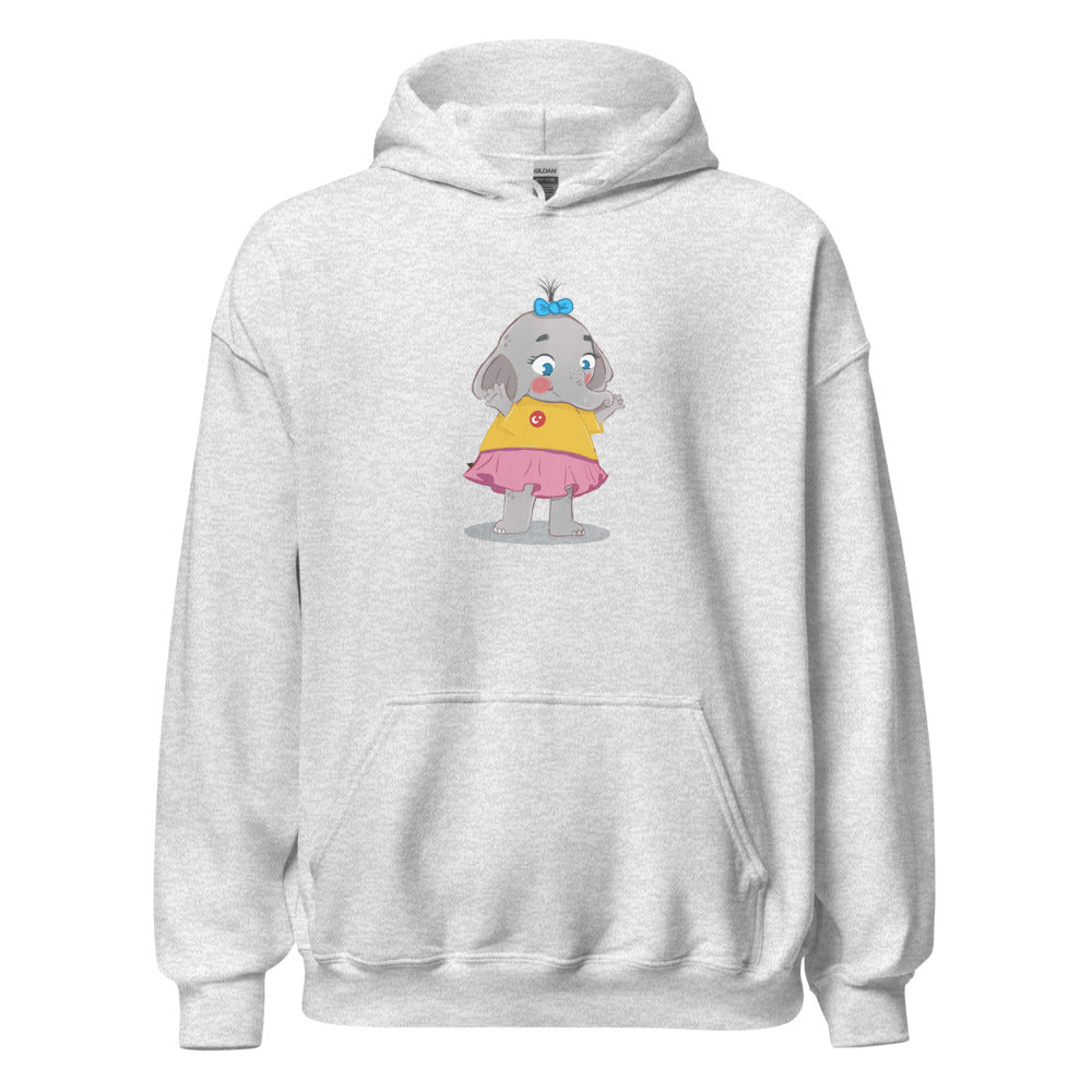 Filiz Elephant Unisex Heavy Blend Hoodie, Roots & Talks - Ash