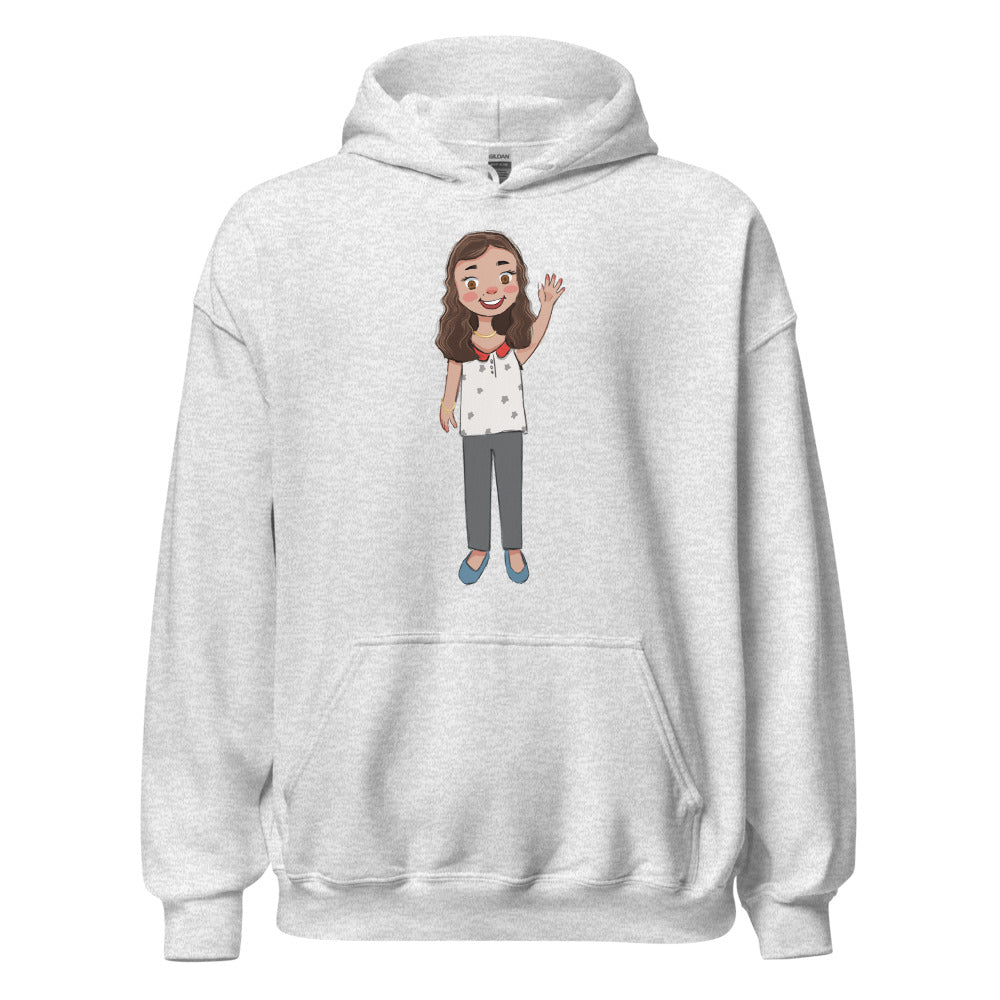 Defne Character Unisex Heavy Blend Hoodie, Roots & Talks - Ash
