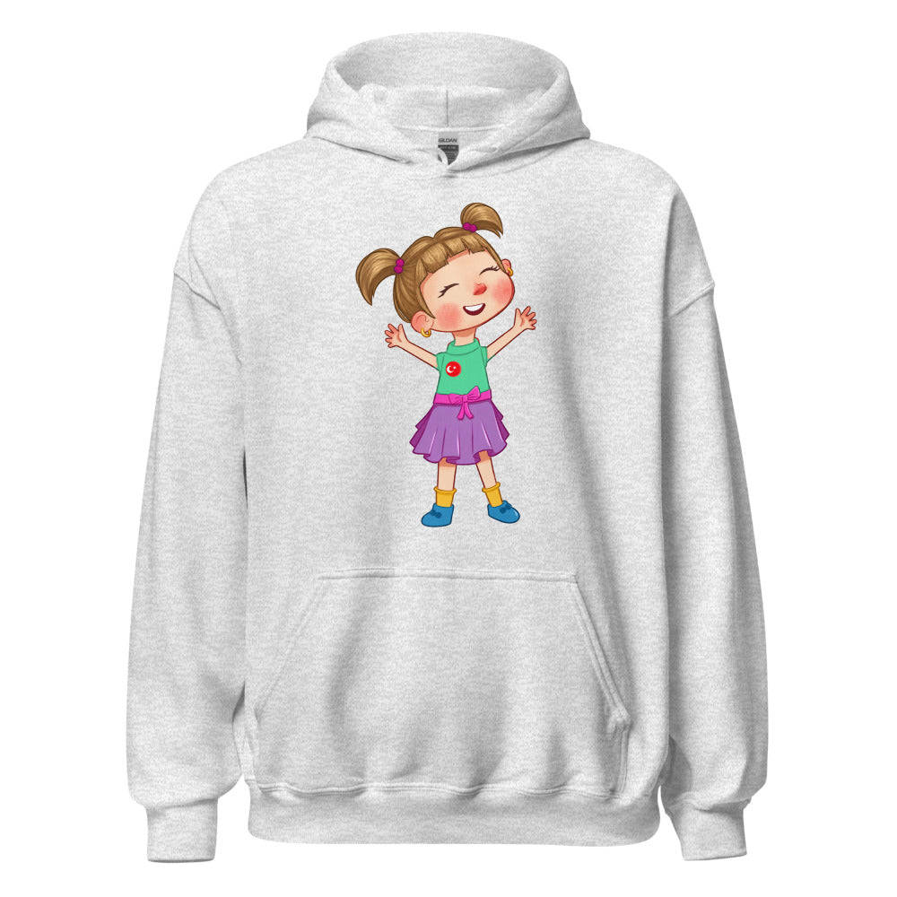 Ela Character Unisex Heavy Blend Hoodie, Roots & Talks - Ash