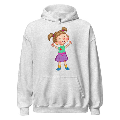 Ela Character Unisex Heavy Blend Hoodie, Roots & Talks - Ash