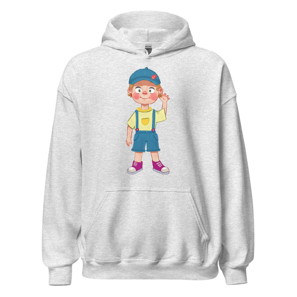 Giray Character Unisex Heavy Blend Hoodie, Roots & Talks - Ash