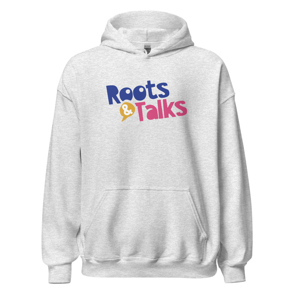 Roots & Talks Logo Unisex Heavy Blend Hoodie - Ash