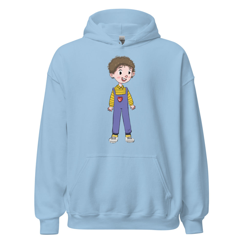 Ahmet Character Unisex Heavy Blend Hoodie, Roots & Talks - Light Blue