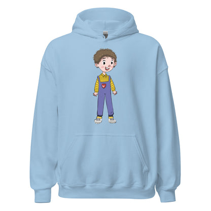 Ahmet Character Unisex Heavy Blend Hoodie, Roots & Talks - Light Blue