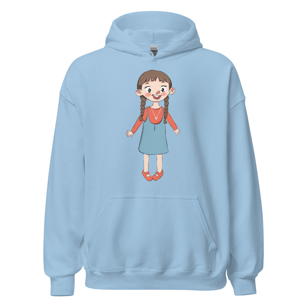Eylül Character Unisex Heavy Blend Hoodie, Roots & Talks - Light Blue