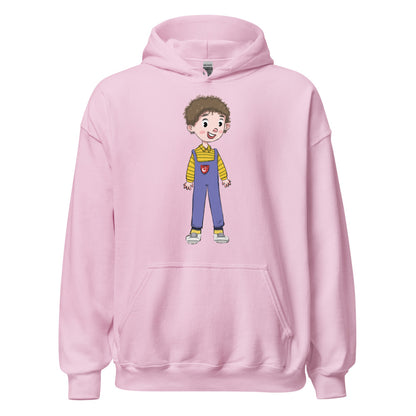 Ahmet Character Unisex Heavy Blend Hoodie, Roots & Talks - Light Pink