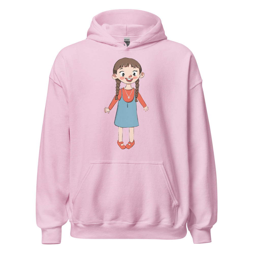 Eylül Character Unisex Heavy Blend Hoodie, Roots & Talks - Light Pink