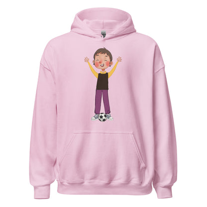 Gazi Character Unisex Heavy Blend Hoodie, Roots & Talks - Light Pink