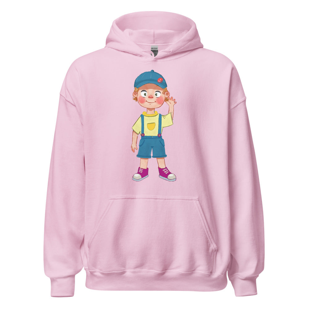 Giray Character Unisex Heavy Blend Hoodie, Roots & Talks - Light Pink