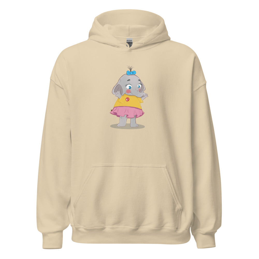 Filiz Elephant Unisex Heavy Blend Hoodie, Roots & Talks - Sand