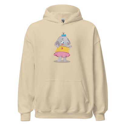 Filiz Elephant Unisex Heavy Blend Hoodie, Roots & Talks - Sand