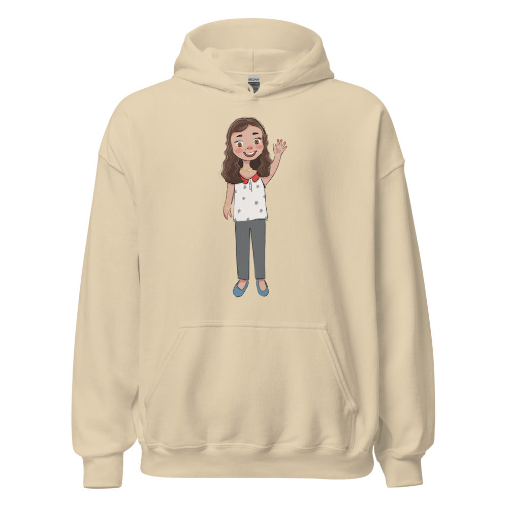 Defne Character Unisex Heavy Blend Hoodie, Roots & Talks - Sand