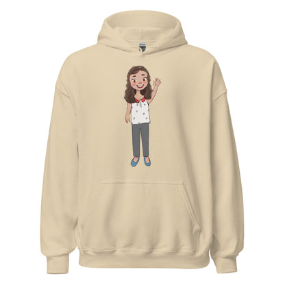Defne Character Unisex Heavy Blend Hoodie, Roots & Talks - Sand