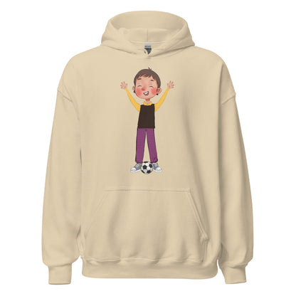 Gazi Character Unisex Heavy Blend Hoodie, Roots & Talks - Sand