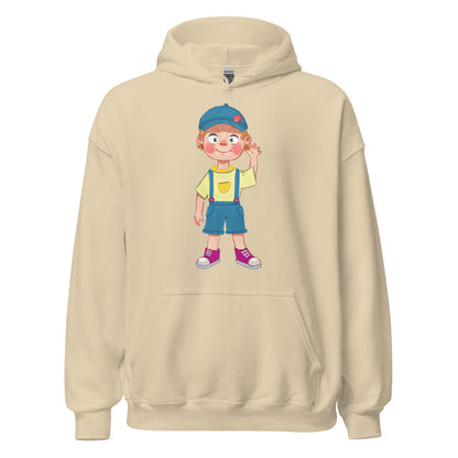 Giray Character Unisex Heavy Blend Hoodie, Roots & Talks - Sand