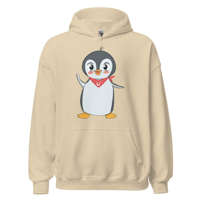 Pingucan Penguin Unisex Heavy Blend Hoodie, Roots & Talks - Sand
