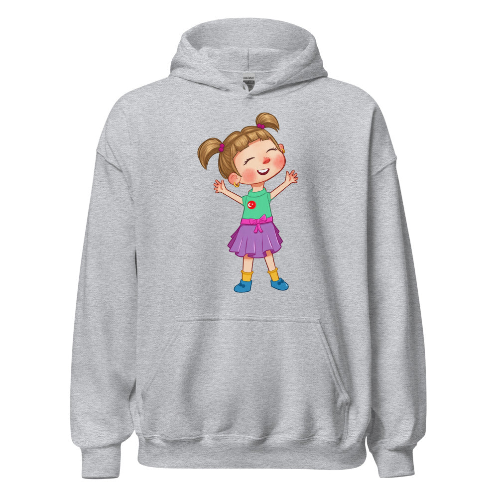 Ela Character Unisex Heavy Blend Hoodie, Roots & Talks - Sport Grey