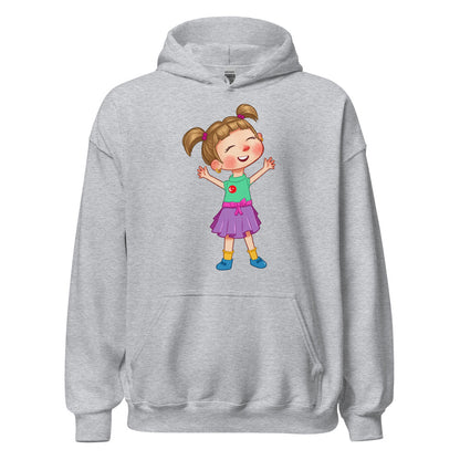 Ela Character Unisex Heavy Blend Hoodie, Roots & Talks - Sport Grey