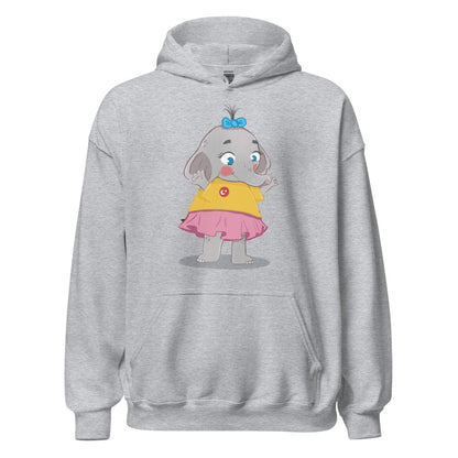 Filiz Elephant Unisex Heavy Blend Hoodie, Roots & Talks - Sport Grey