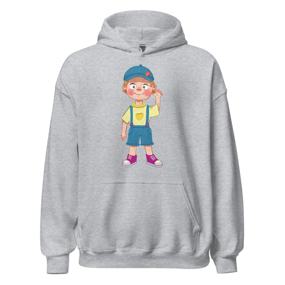 Giray Character Unisex Heavy Blend Hoodie, Roots & Talks - Sport Grey