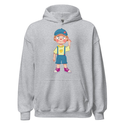 Giray Character Unisex Heavy Blend Hoodie, Roots & Talks - Sport Grey