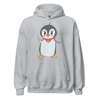 Pingucan Penguin Unisex Heavy Blend Hoodie, Roots & Talks - Sport Grey
