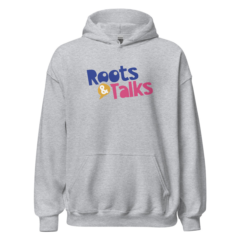 Roots & Talks Logo Unisex Heavy Blend Hoodie - Sport Grey