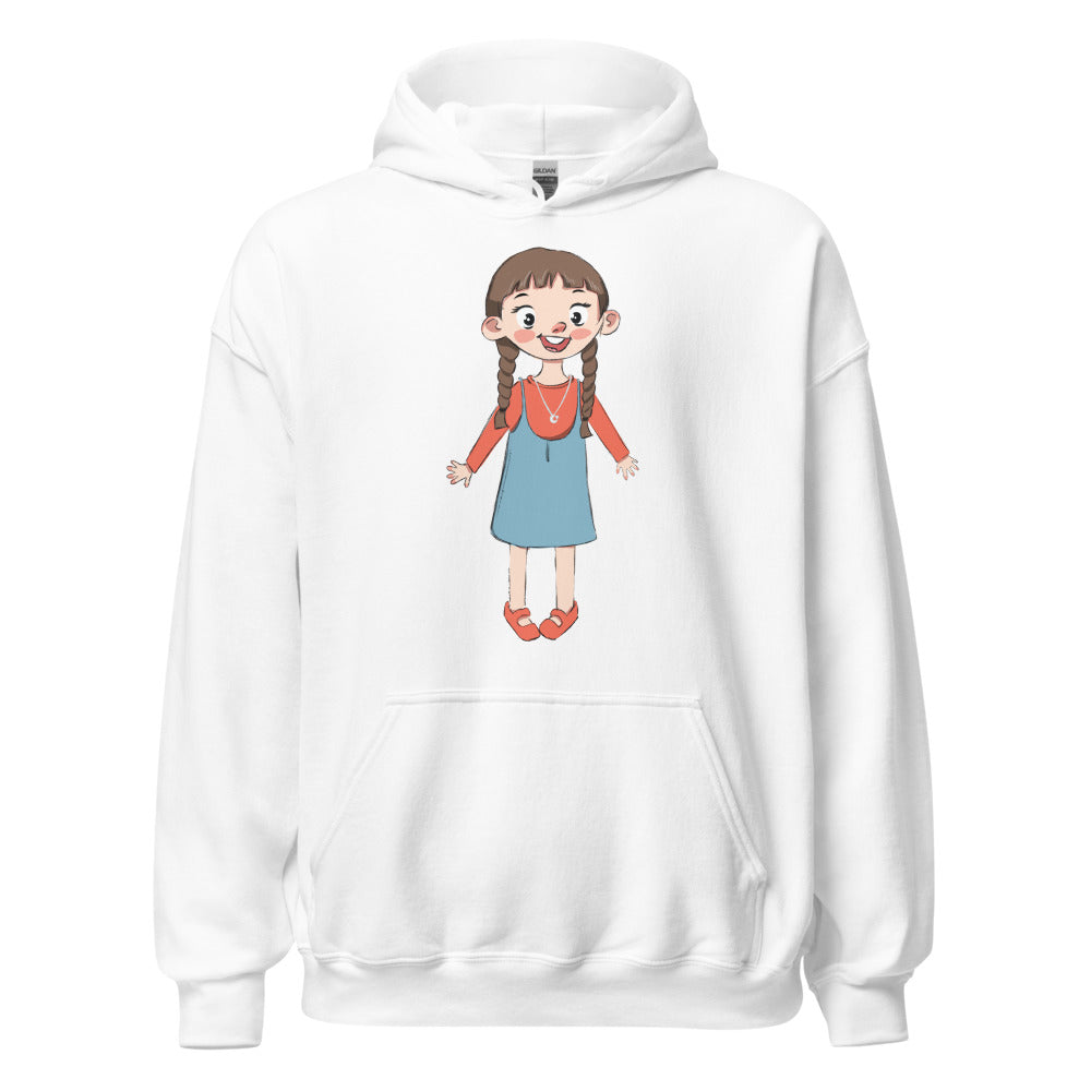 Eylül Character Unisex Heavy Blend Hoodie, Roots & Talks - White