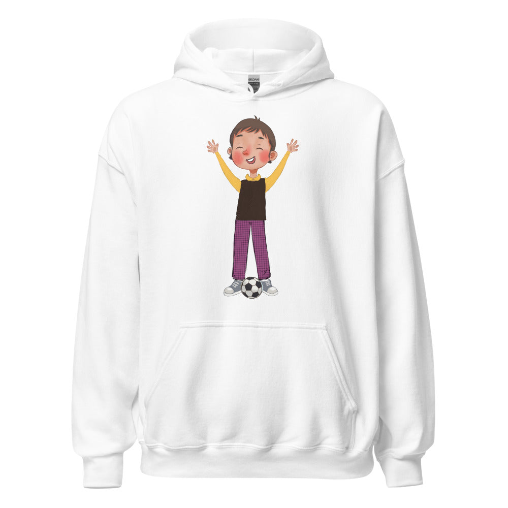 Gazi Character Unisex Heavy Blend Hoodie, Roots & Talks - White