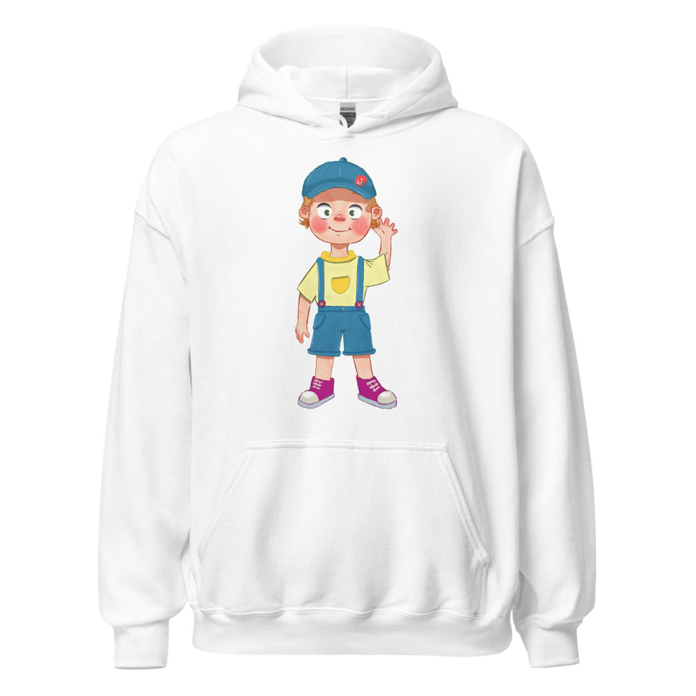 Giray Character Unisex Heavy Blend Hoodie, Roots & Talks - White