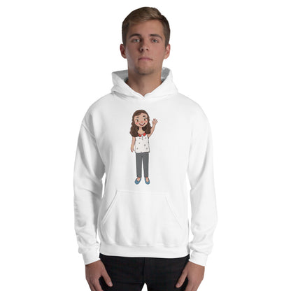 Defne Character Unisex Heavy Blend Hoodie, Roots & Talks - lifestyle photo 2