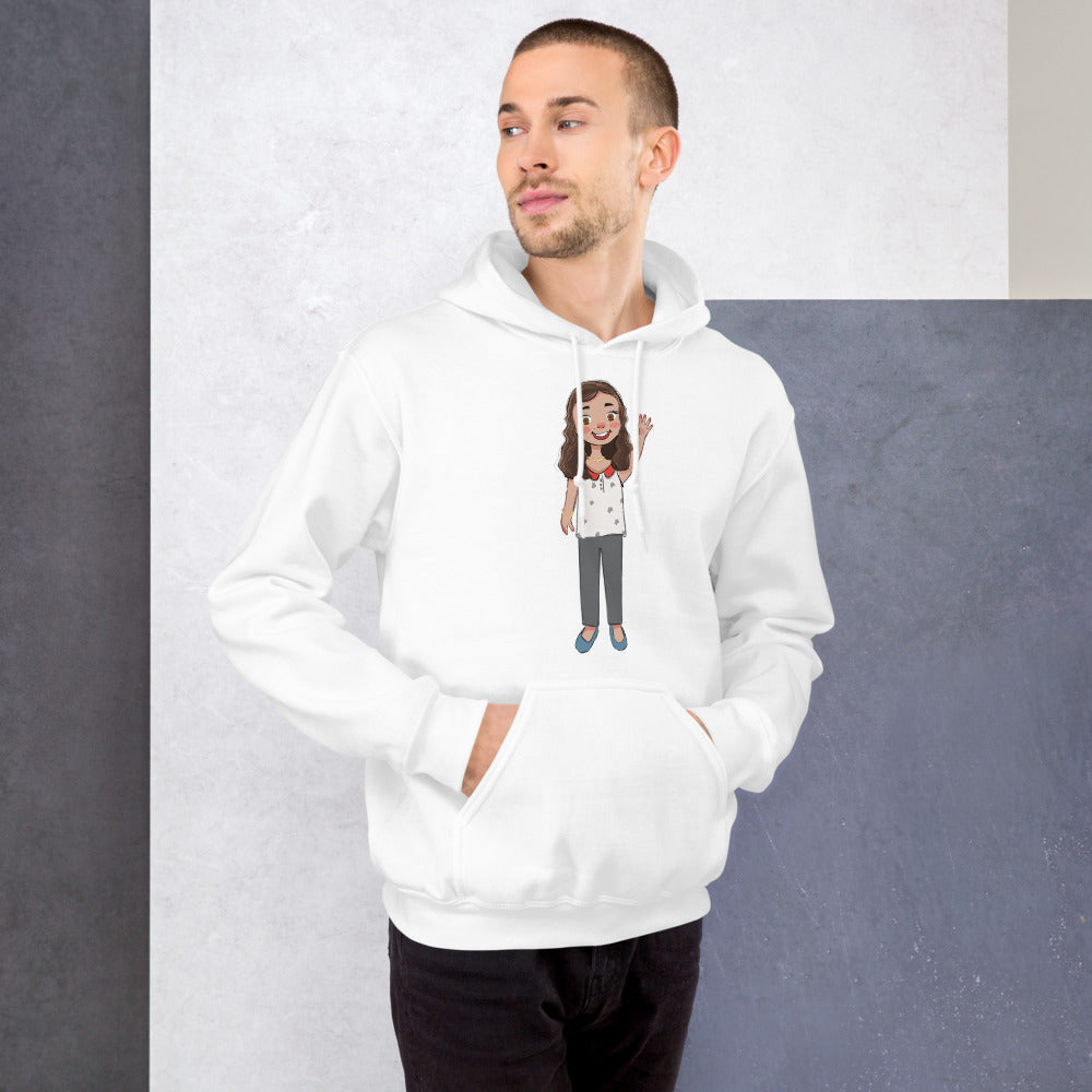 Defne Character Unisex Heavy Blend Hoodie, Roots & Talks - lifestyle photo 1