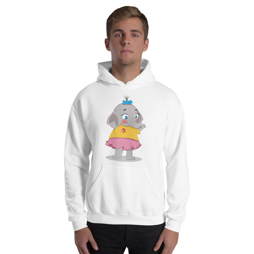 Filiz Elephant Unisex Heavy Blend Hoodie, Roots & Talks - lifestyle photo 2