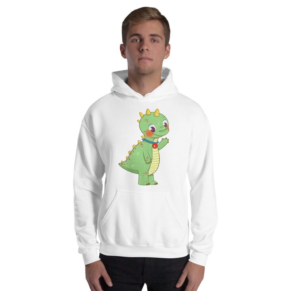 Dino Dinosaur Unisex Heavy Blend Hoodie, Roots & Talks - lifestyle photo 2