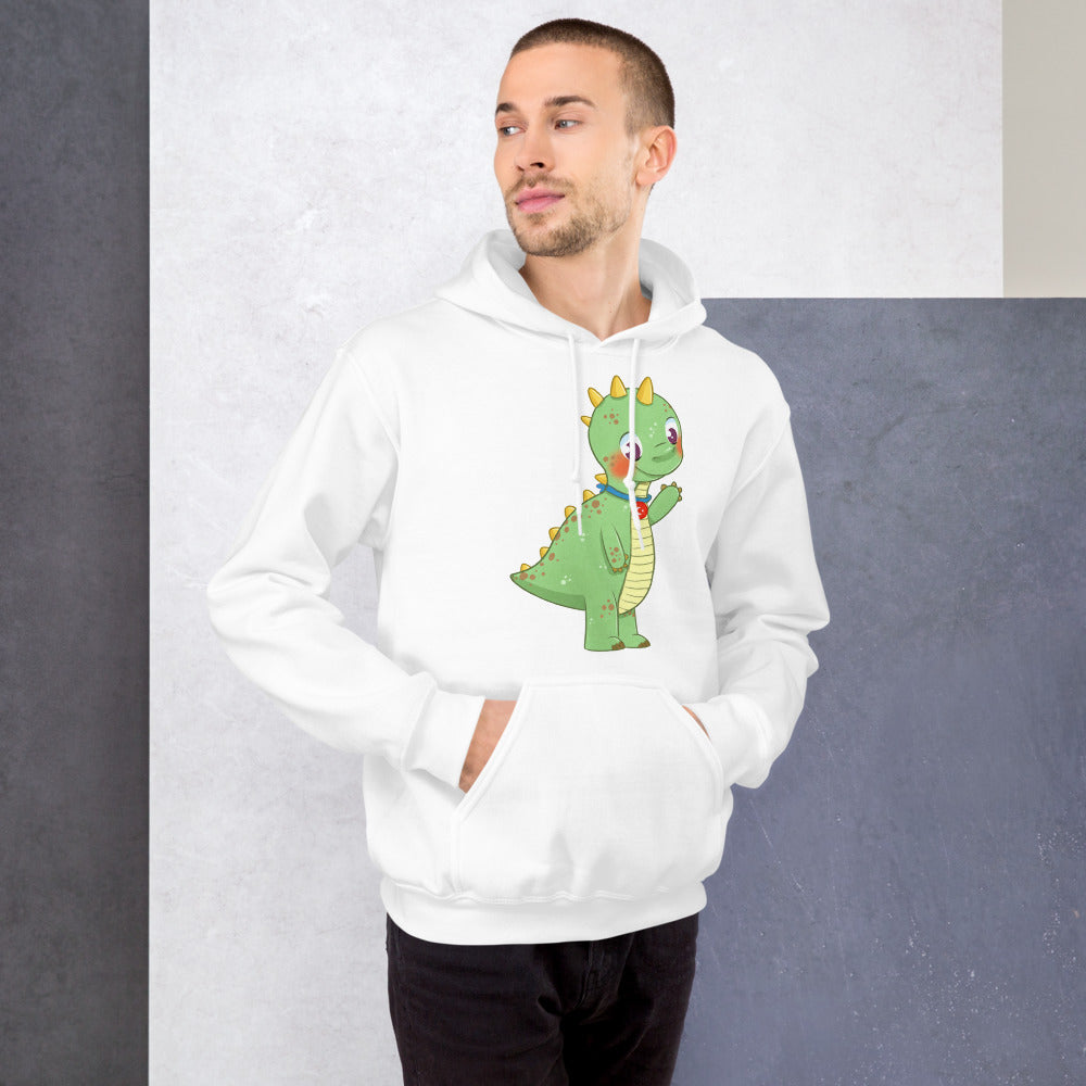 Dino Dinosaur Unisex Heavy Blend Hoodie, Roots & Talks - lifestyle photo 1