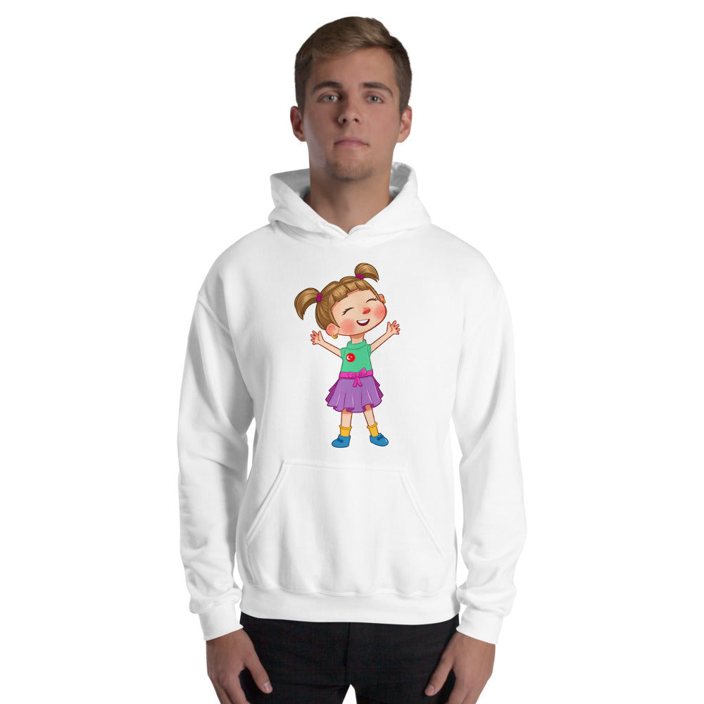 Ela Character Unisex Heavy Blend Hoodie, Roots & Talks - lifestyle photo 2