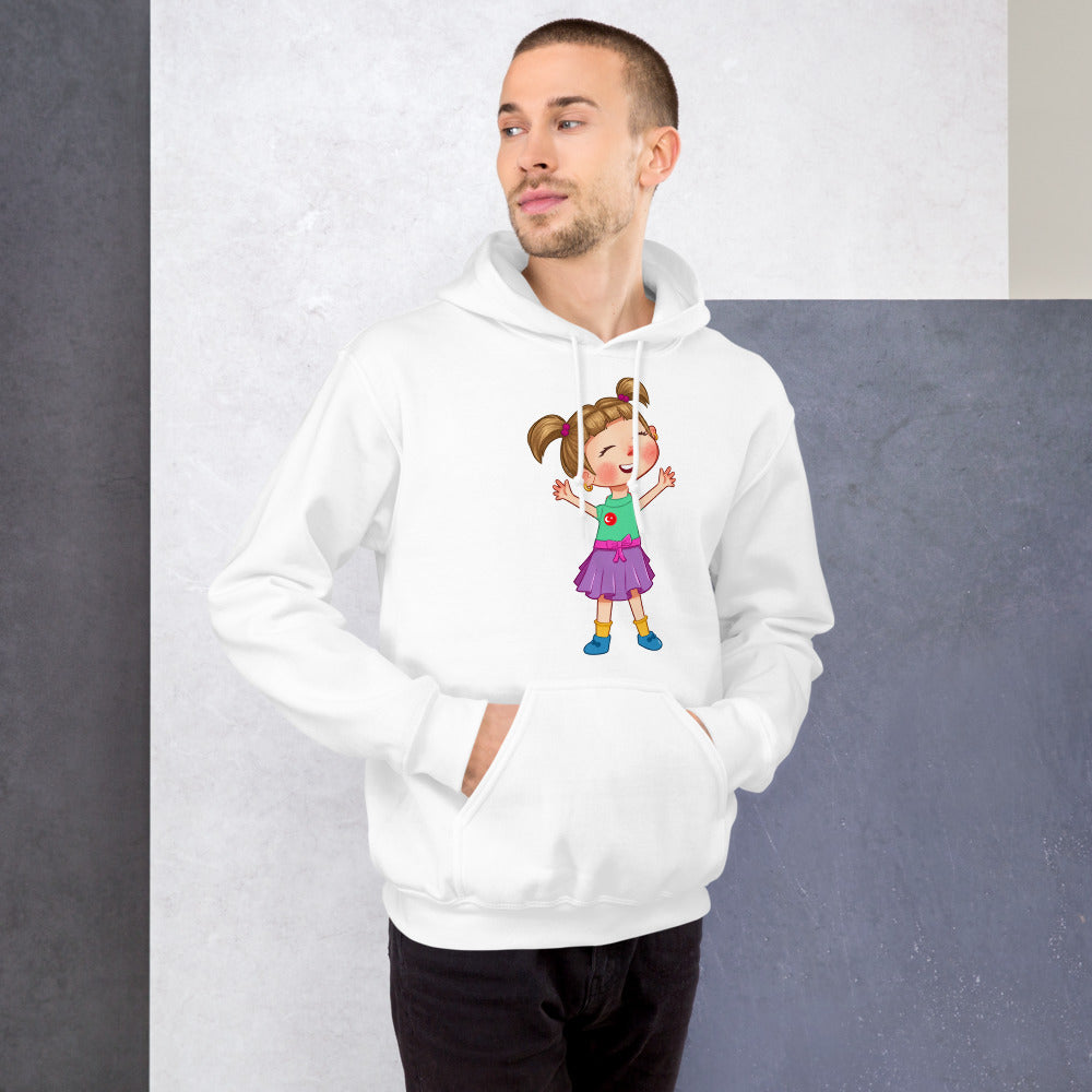 Ela Character Unisex Heavy Blend Hoodie, Roots & Talks - lifestyle photo 1