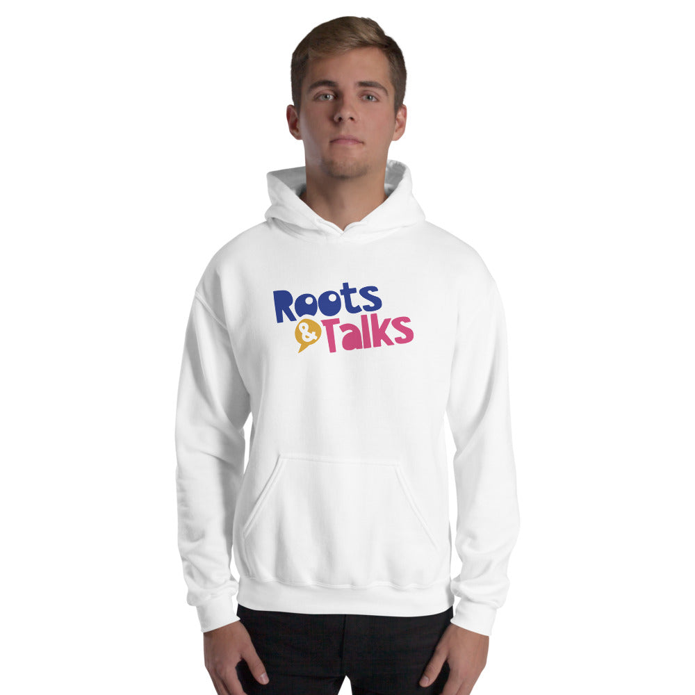 Roots & Talks Logo Unisex Heavy Blend Hoodie - lifestyle photo 2