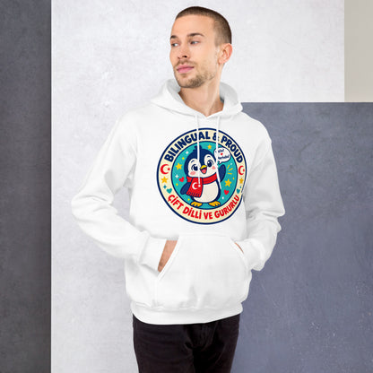 Bilingual & Proud Unisex Heavy Blend Hoodie, Roots & Talks - lifestyle photo 1