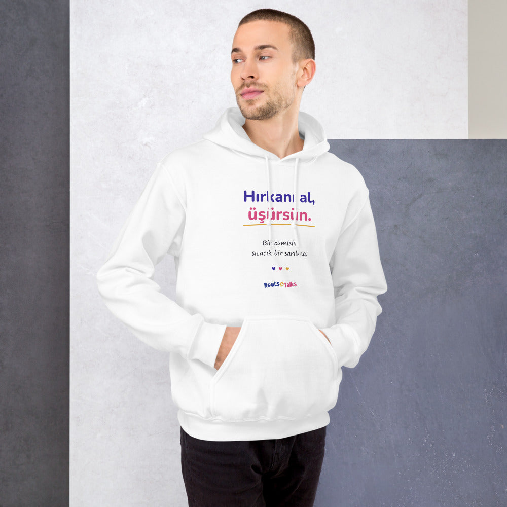 Hırkanı Al, Üşürsün Unisex Heavy Blend Hoodie, Roots & Talks - lifestyle photo 1