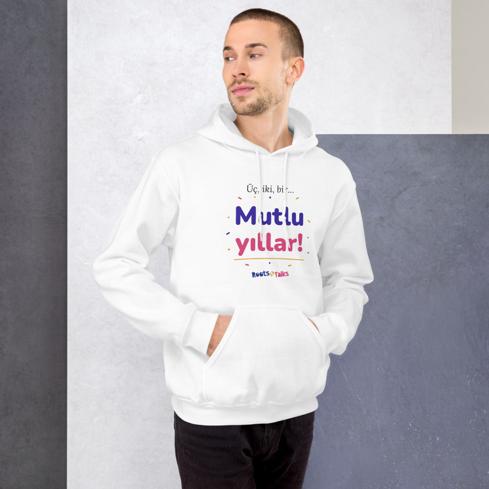 Üç, İki, Bir, Mutlu Yıllar Unisex Heavy Blend Hoodie, Roots & Talks - lifestyle photo 1