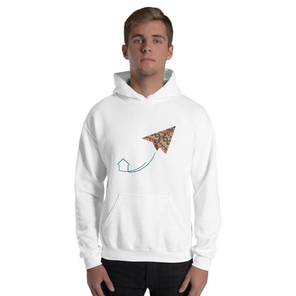 Kilim Flight Unisex Heavy Blend Hoodie, Roots & Talks - lifestyle photo 2