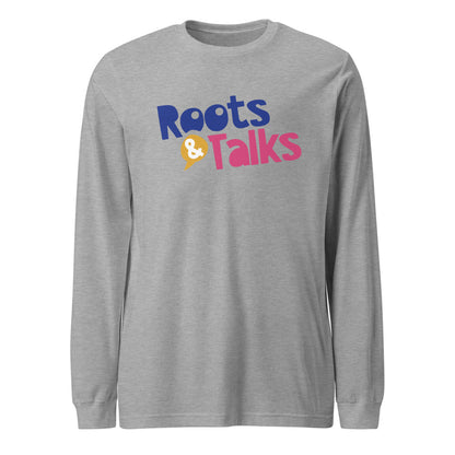 Roots & Talks Logo Unisex Long Sleeve T-Shirt - Athletic Heather