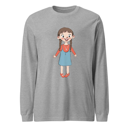 Eylül Character Unisex Long Sleeve T-Shirt, Roots & Talks - Athletic Heather