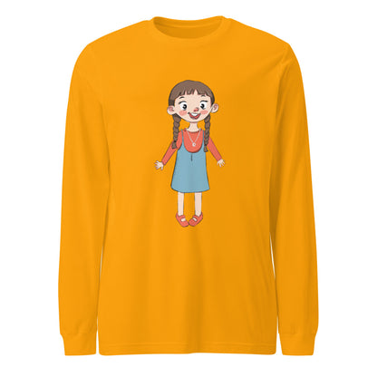 Eylül Character Unisex Long Sleeve T-Shirt, Roots & Talks - Gold