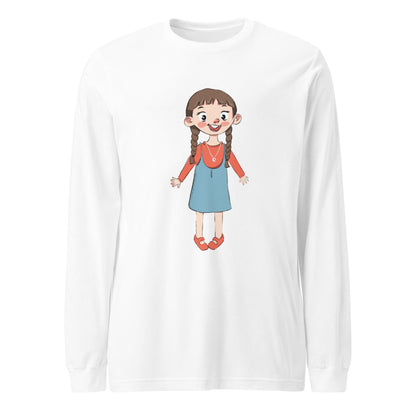 Eylül Character Unisex Long Sleeve T-Shirt, Roots & Talks - White