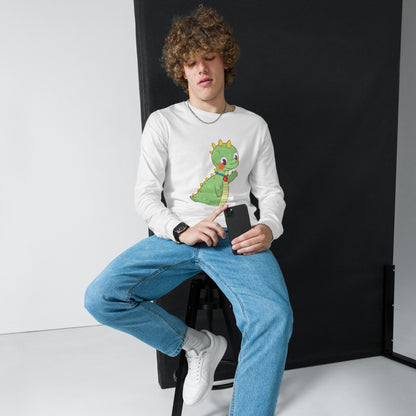 Dino Dinosaur Unisex Long Sleeve T-Shirt, Roots & Talks - lifestyle photo 1