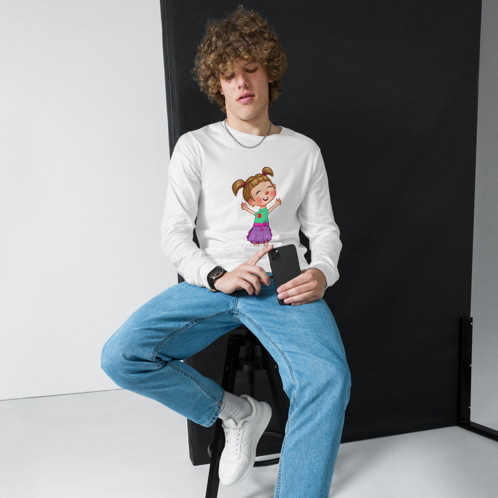 Ela Character Unisex Long Sleeve T-Shirt, Roots & Talks - lifestyle photo 1